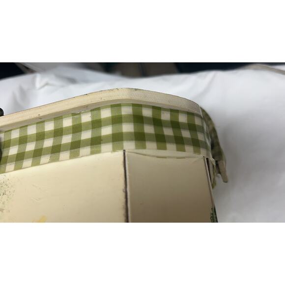 Vintage Vicki Jean wood purse Box. Hand Painted Flowers - Signed - Picture 14 of 16